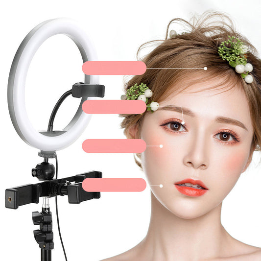 GlowPro 10" – Professional Ring Light with 19cm Metal Stand | Selfie & Live Stream